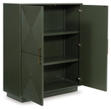 Geirwood Dark Green Accent Cabinet from Ashley - Luna Furniture