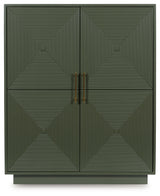 Geirwood Dark Green Accent Cabinet from Ashley - Luna Furniture