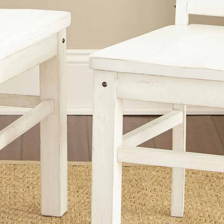 Cayla White Side Chair from Steve Silver - Luna Furniture
