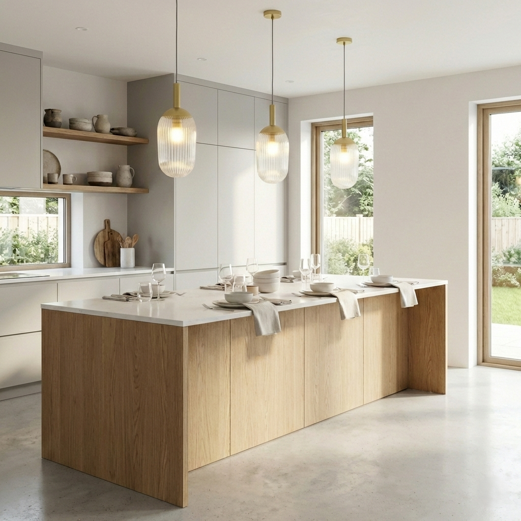 Gemma Pendant Lamp - Gold and Clear from Ashcroft Furniture - Luna Furniture