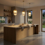 Gemma Pendant Lamp - Gold and Clear from Ashcroft Furniture - Luna Furniture