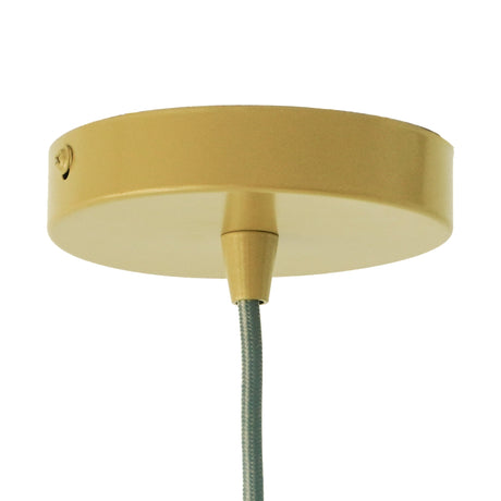 Gemma Pendant Lamp - Gold and Clear from Ashcroft Furniture - Luna Furniture