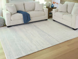 Genemost Ivory/Blue Large Rug from Ashley Furniture - Luna Furniture