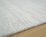 Genemost Ivory/Blue Medium Rug from Ashley Furniture - Luna Furniture
