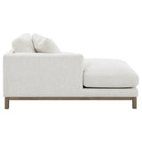 Geneva Sand Boucle Upholstered Sectional Chaise Sofa from Coaster - Luna Furniture