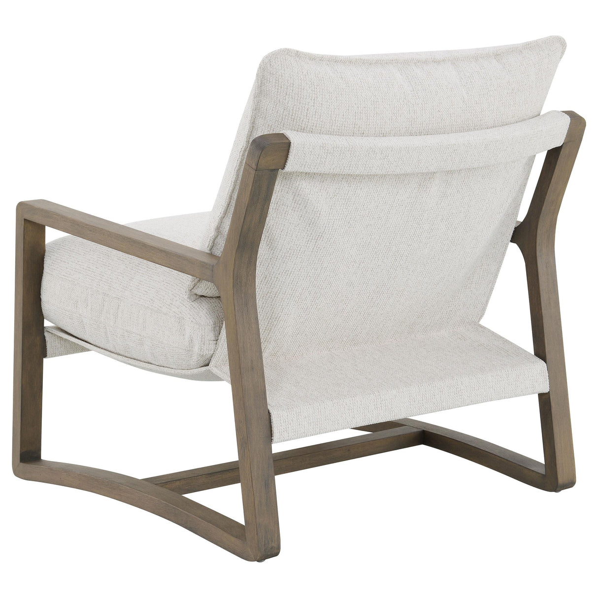 Geneva Sand Boucle Wood Arm Accent Chair from Coaster - Luna Furniture