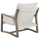 Geneva Sand Boucle Wood Arm Accent Chair from Coaster - Luna Furniture