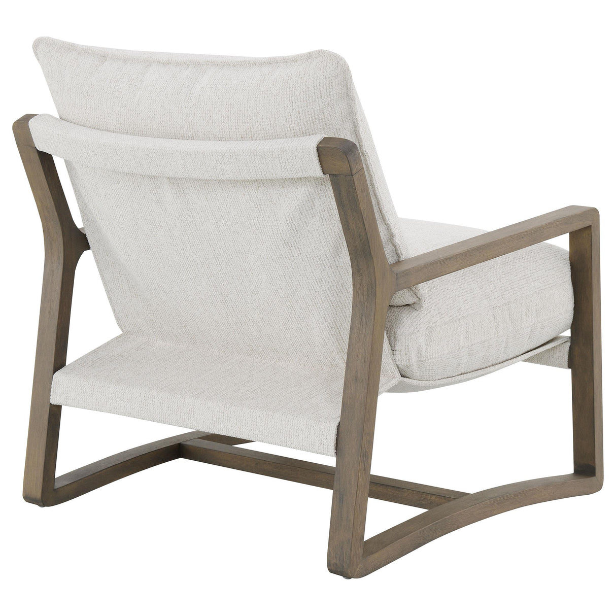 Geneva Sand Boucle Wood Arm Accent Chair from Coaster - Luna Furniture