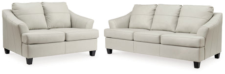 Genoa Coconut Queen Sofa Sleeper and Loveseat from Ashley - Luna Furniture