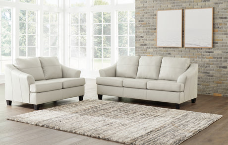 Genoa Coconut Queen Sofa Sleeper and Loveseat from Ashley - Luna Furniture