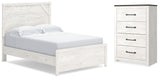 Gerridan Full Panel Bed and Chest from Ashley - Luna Furniture
