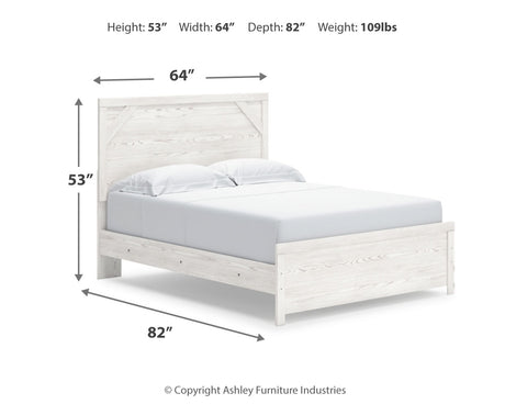 Gerridan Queen Panel Bed, Dresser and Nightstand from Ashley - Luna Furniture