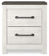 Gerridan White/Gray King Panel Bed, Chest and 2 Nightstands from Ashley - Luna Furniture