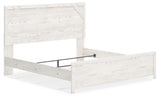 Gerridan White/Gray King Panel Bed, Dresser and 2 Nightstands from Ashley - Luna Furniture