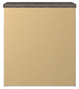 Gerridan White/Gray King Panel Bed, Dresser and 2 Nightstands from Ashley - Luna Furniture