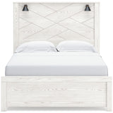 Gerridan White/Gray Queen Panel Bed, Dresser, Chest and Nightstand from Ashley - Luna Furniture