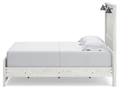 Gerridan White/Gray Queen Panel Bed, Dresser, Chest and Nightstand from Ashley - Luna Furniture
