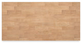 Gesthaven Natural/Brown Counter Height Dining Table and 2 Barstools from Ashley - Luna Furniture