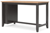 Gesthaven Natural/Brown Counter Height Dining Table and 2 Barstools from Ashley - Luna Furniture