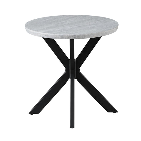 Keyla Faux-Marble Round End Table from Steve Silver - Luna Furniture