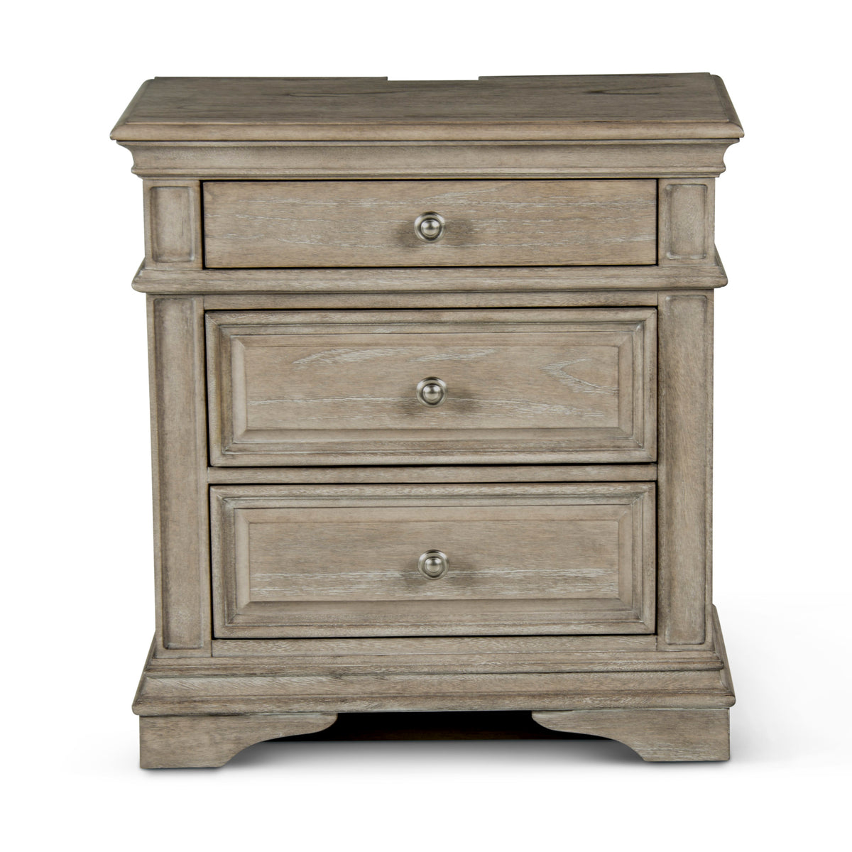 Highland Park Waxed Driftwood Nightstand from Steve Silver - Luna Furniture
