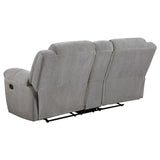 Gilson 2-piece Chenille Upholstered Sofa Set Grey from Coaster - Luna Furniture