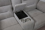 Gilson Gray Chenille Reclining Loveseat from Coaster - Luna Furniture