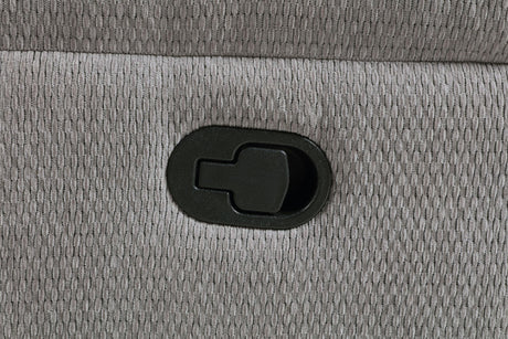 Gilson Gray Chenille Reclining Loveseat from Coaster - Luna Furniture