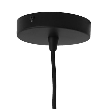 Giza Pendant Lamp - Black and Clear from Ashcroft Furniture - Luna Furniture