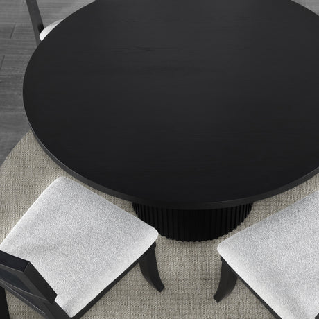 Colvin Light Gray/Black Cane Side Chair, Set of 2 from Steve Silver - Luna Furniture