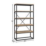 Magnolia Black Bookcase from Steve Silver - Luna Furniture