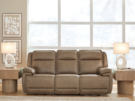 Glencroft Sahara Power Reclining Sofa from Ashley - Luna Furniture