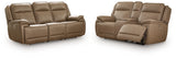 Glencroft Sofa and Loveseat in Sahara from Ashley Furniture - Luna Furniture