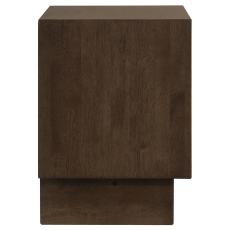 Glenwood Warm Brown 2-Drawer Nightstand from Coaster - Luna Furniture
