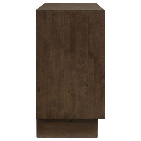 Glenwood Warm Brown 6-Drawer Dresser from Coaster - Luna Furniture