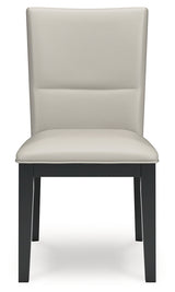 Glinari Taupe/Black Dining Chair, Set of 2 from Ashley - Luna Furniture