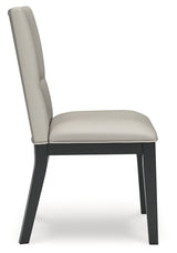 Glinari Taupe/Black Dining Chair, Set of 2 from Ashley - Luna Furniture