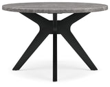 Glinari Taupe/Black Dining Table from Ashley - Luna Furniture