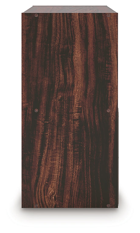 Glosmount Cherry/Light Brown Four Cube Organizer from Ashley - Luna Furniture