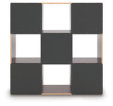 Glosmount Cherry/Light Brown Nine Cube Organizer from Ashley Furniture - Luna Furniture