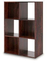 Glosmount Cherry/Light Brown Six Cube Organizer from Ashley - Luna Furniture