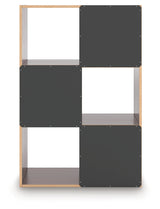 Glosmount Cherry/Light Brown Six Cube Organizer from Ashley - Luna Furniture