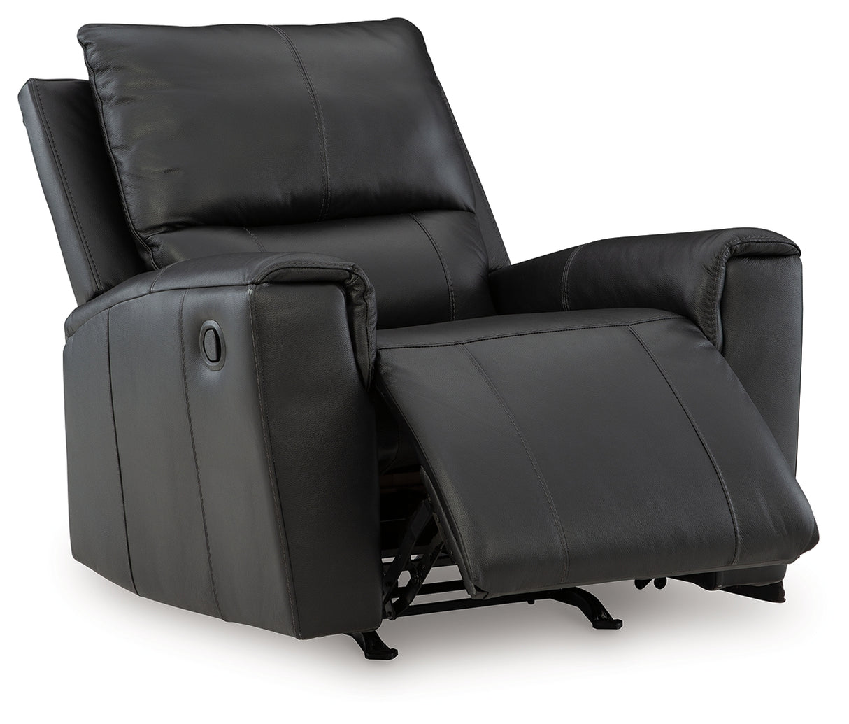 Glossmore Black Recliner from Ashley - Luna Furniture