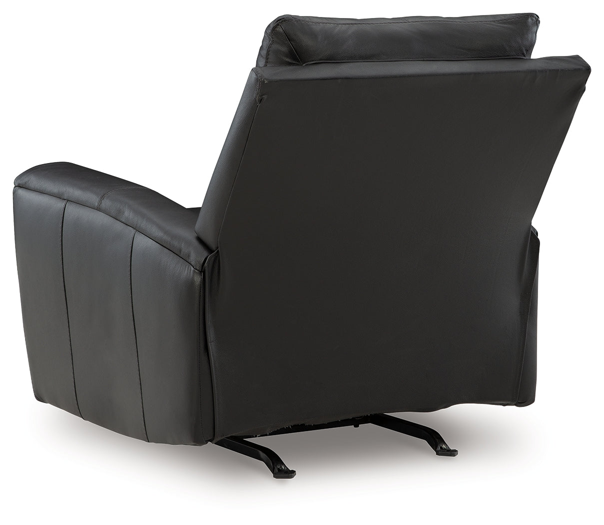 Glossmore Black Recliner from Ashley - Luna Furniture