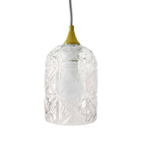 Glowline Pendant Lamp - Gold and Clear from Ashcroft Furniture - Luna Furniture