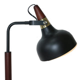 GlowLite Black Table Lamp with Cone Shade from Ashcroft Furniture - Luna Furniture
