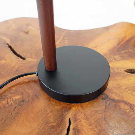 GlowLite Black Table Lamp with Cone Shade from Ashcroft Furniture - Luna Furniture