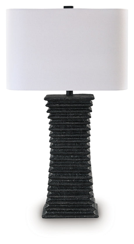 Golzar Black Table Lamp from Ashley Furniture - Luna Furniture