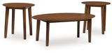 Gordonay Brown Table (Set of 3) from Ashley - Luna Furniture