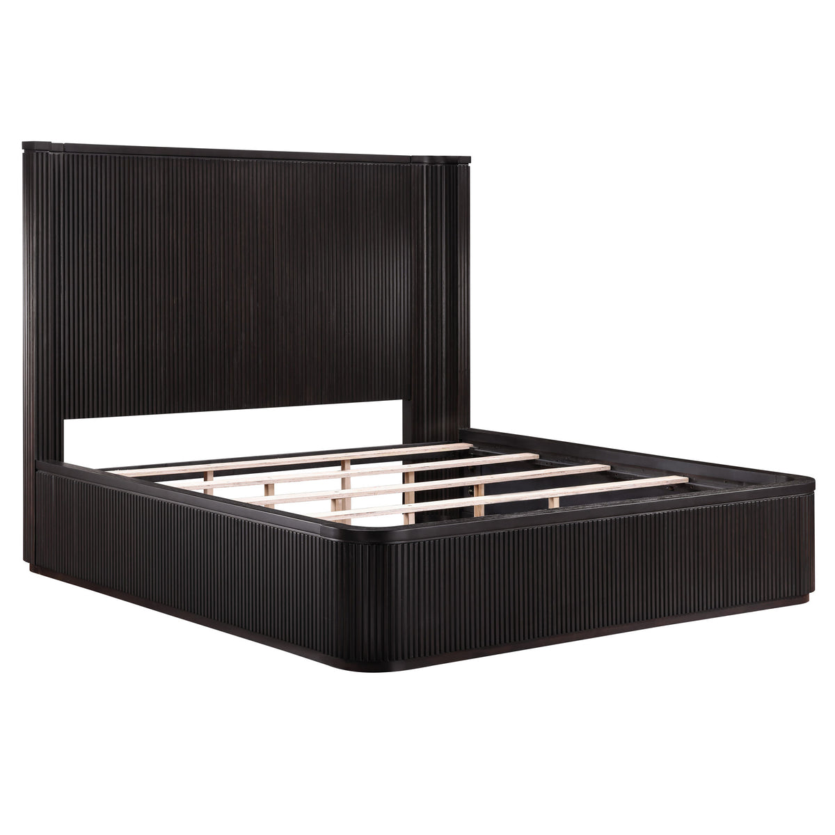 Henry Reeded King Bed, Espresso Finish from Steve Silver - Luna Furniture